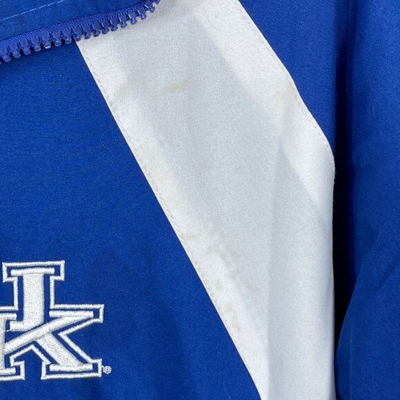 VTG Team Apparel Kentucky Wildcat Full Zip Jacket Blue White Size M Medium (READ - Picture 7 of 9